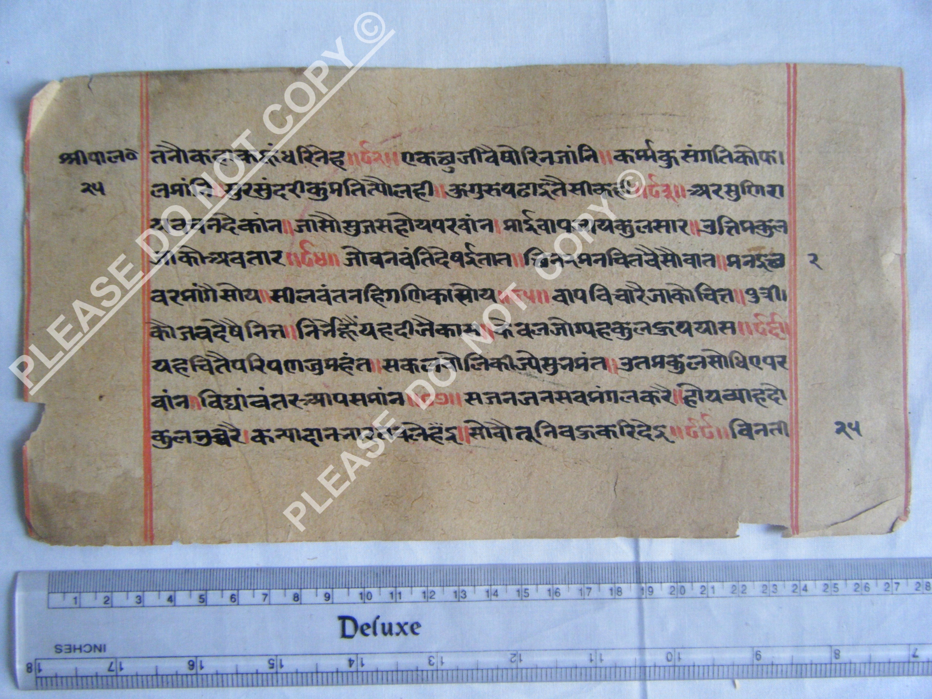 Historic Jain Manuscript Illustrating Cosmic Order