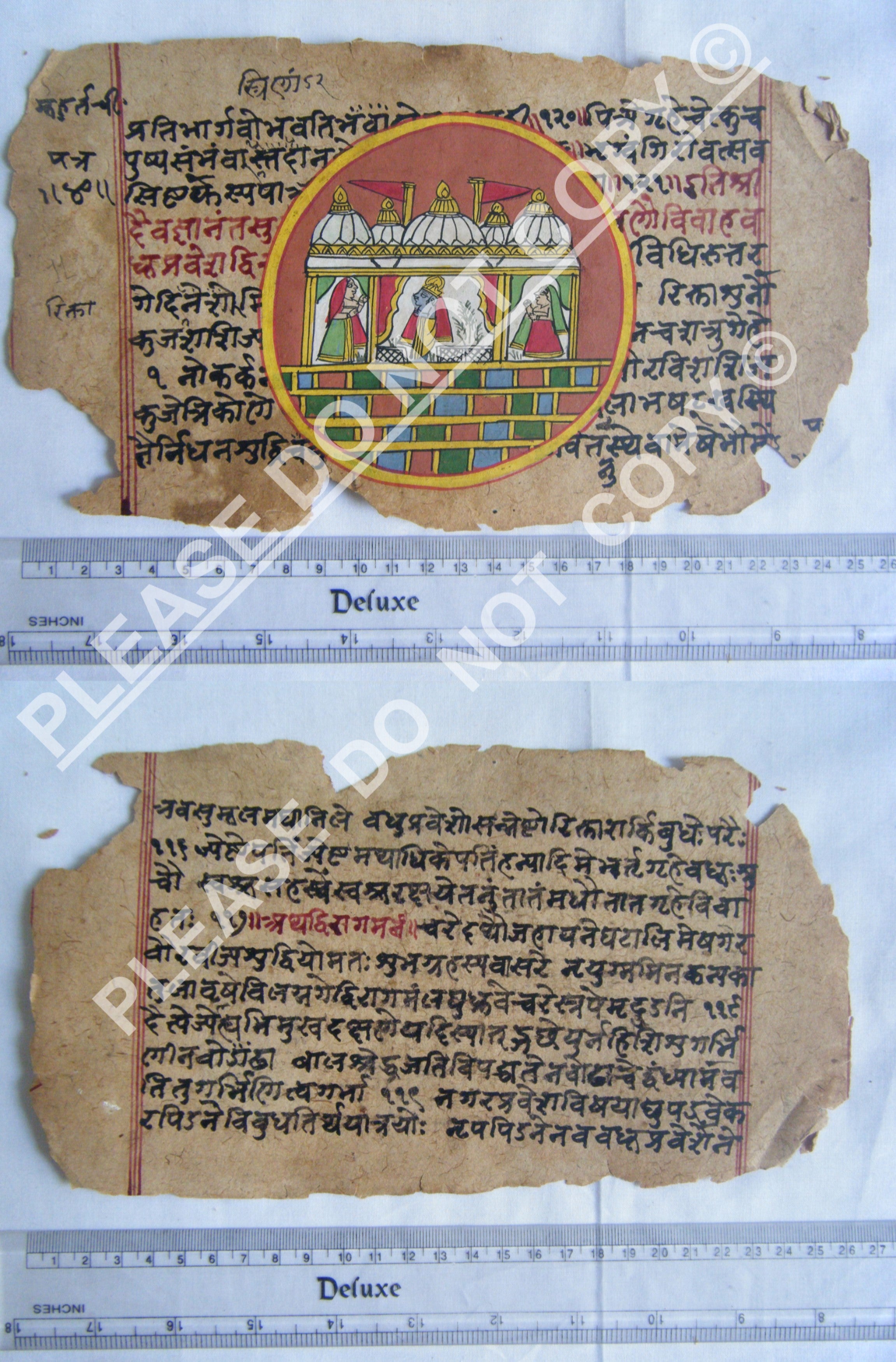 Rare Jain Manuscript from Classical Cosmology