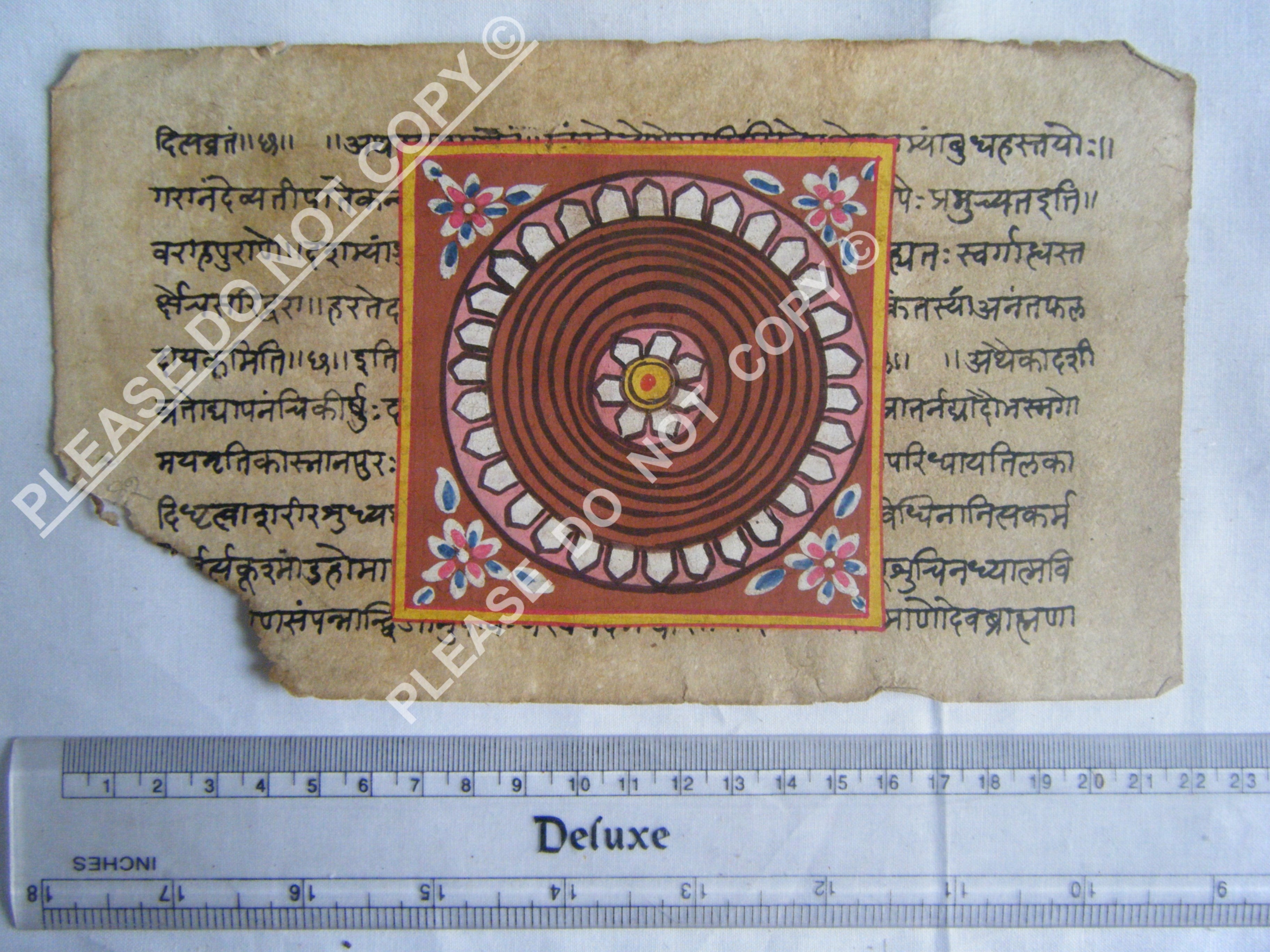 Historic Jain Cosmology Manuscript from Western India