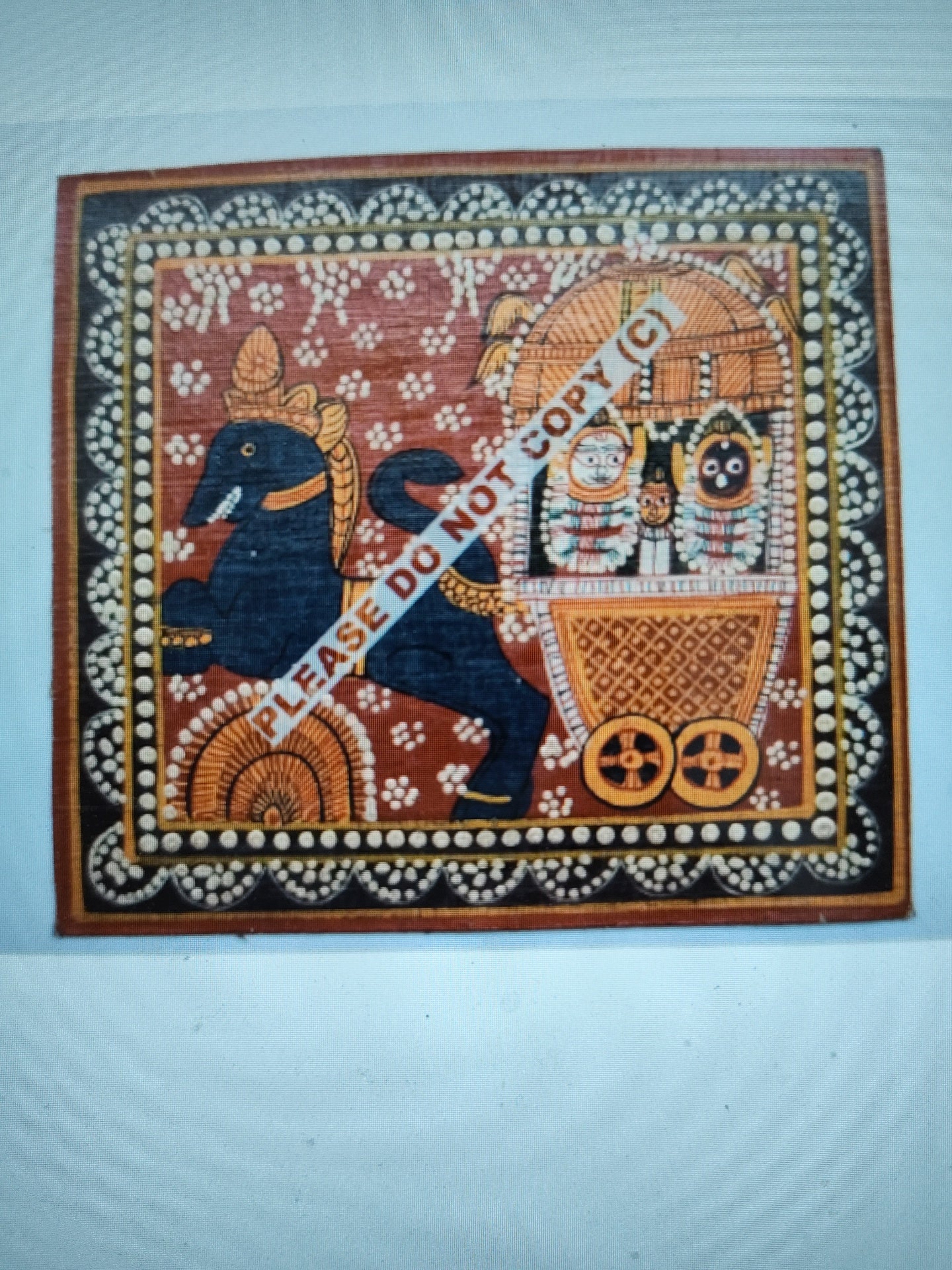 Jagannath chariot Odisha Pattachitra C3396