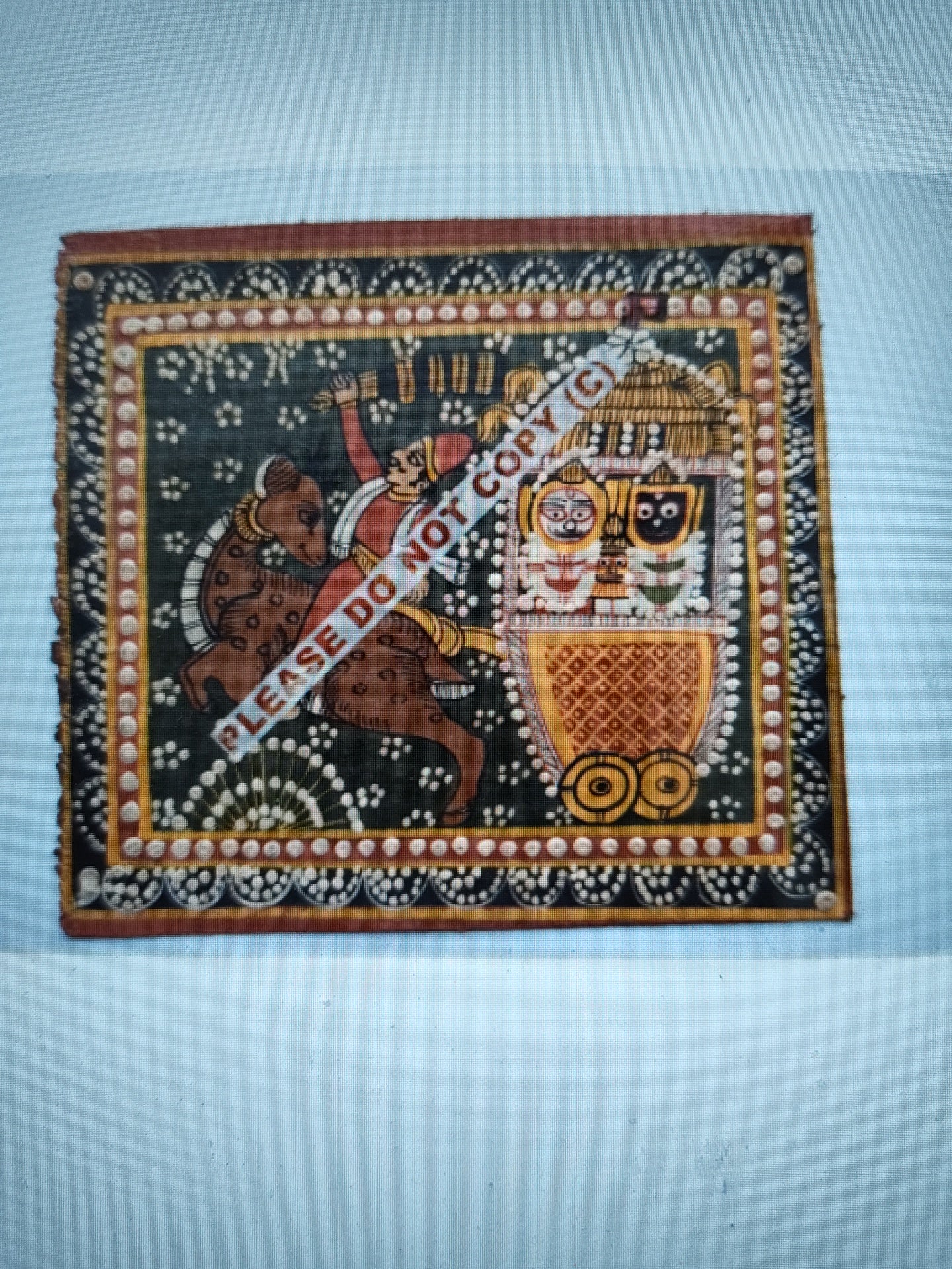 Odisha Pattachitra chariot painting C33