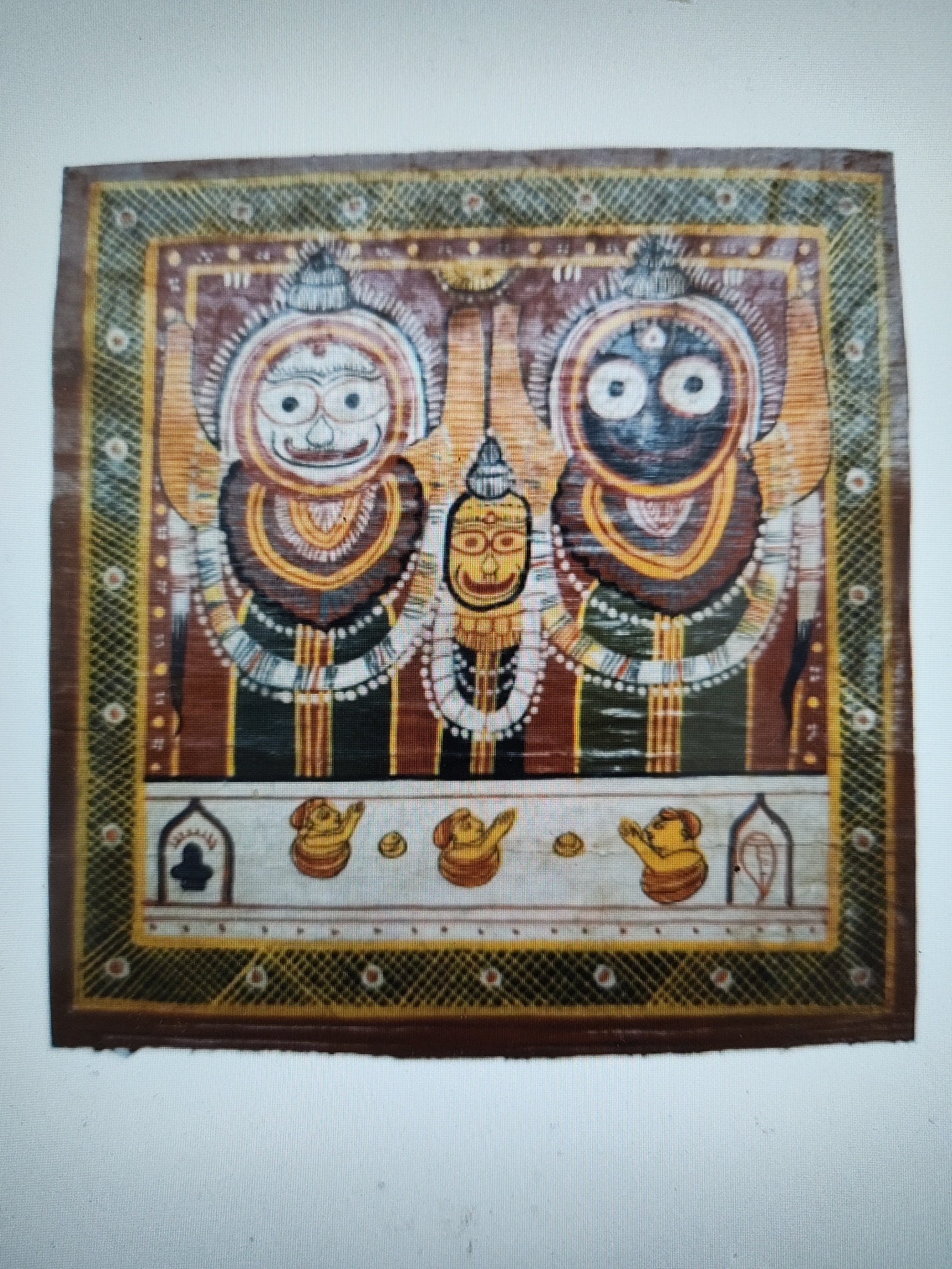 Antique Jagannath Pattachitra painting