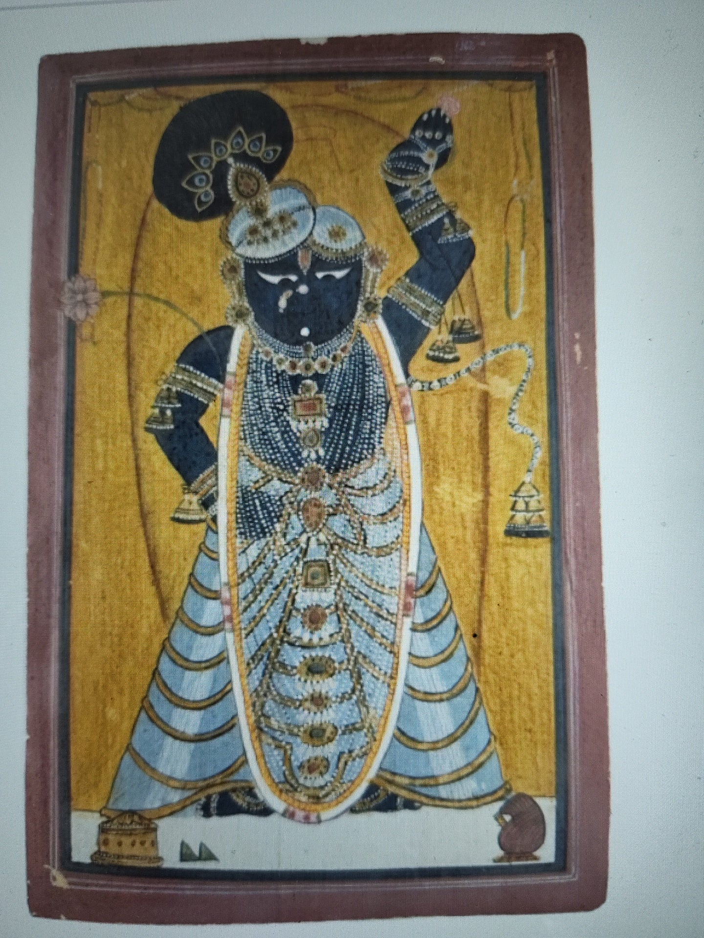 Antique Nathdwara devotional artwork