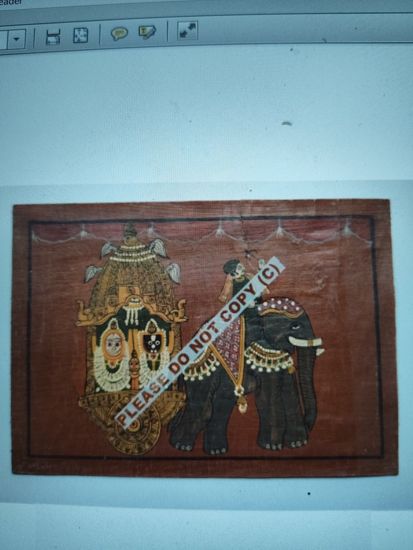 Antique Odisha folk art