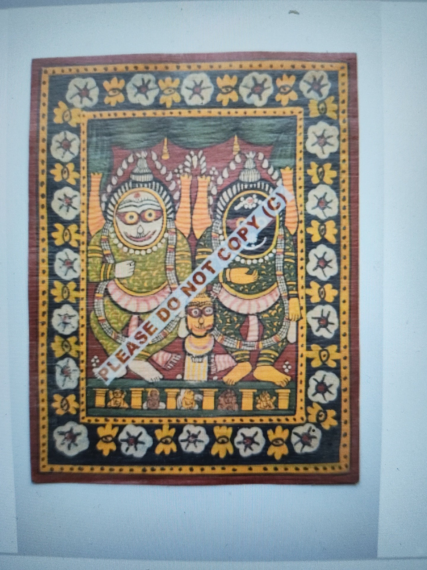 Antique Jagannath Pattachitra C3407