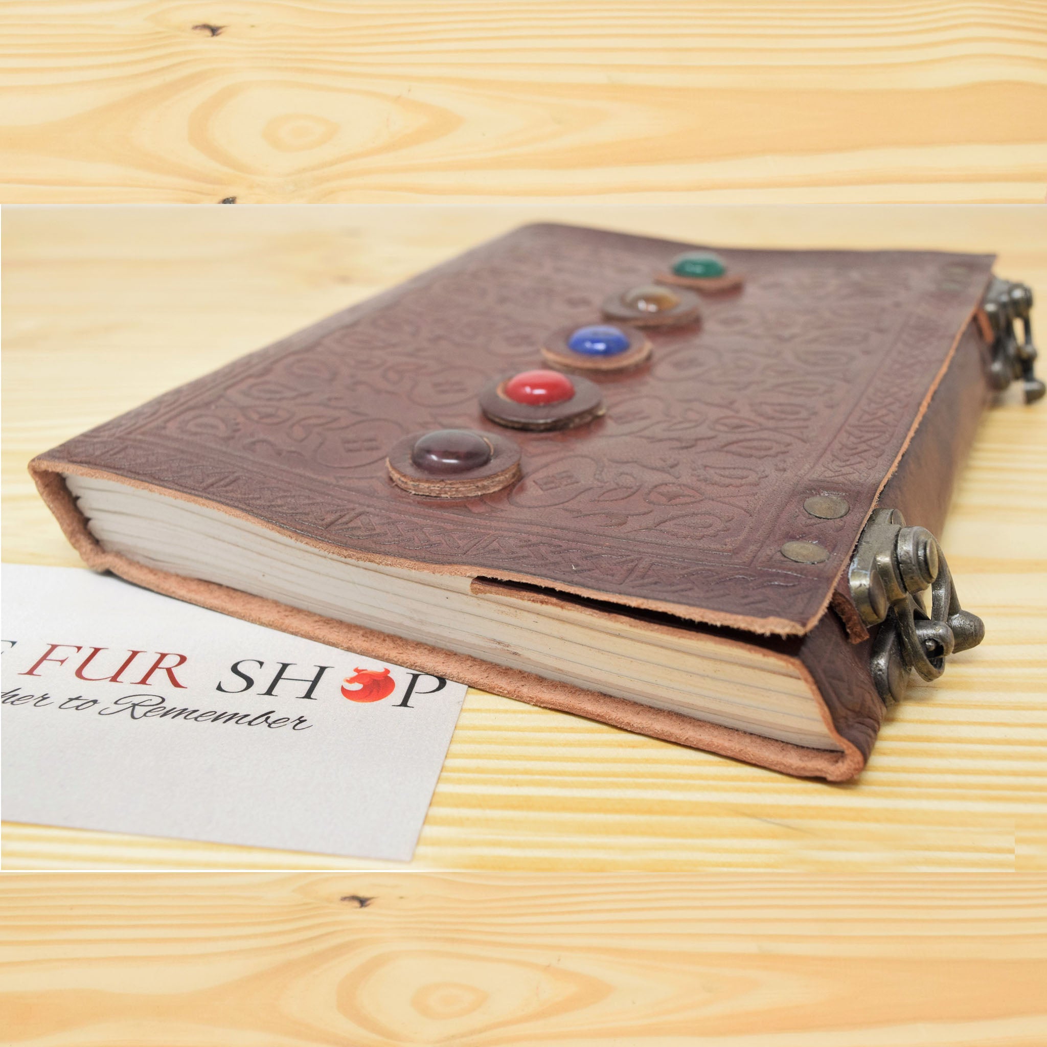 Premium Quality Leather Journals for Your Creative Pursuits - Five Chakra Stones