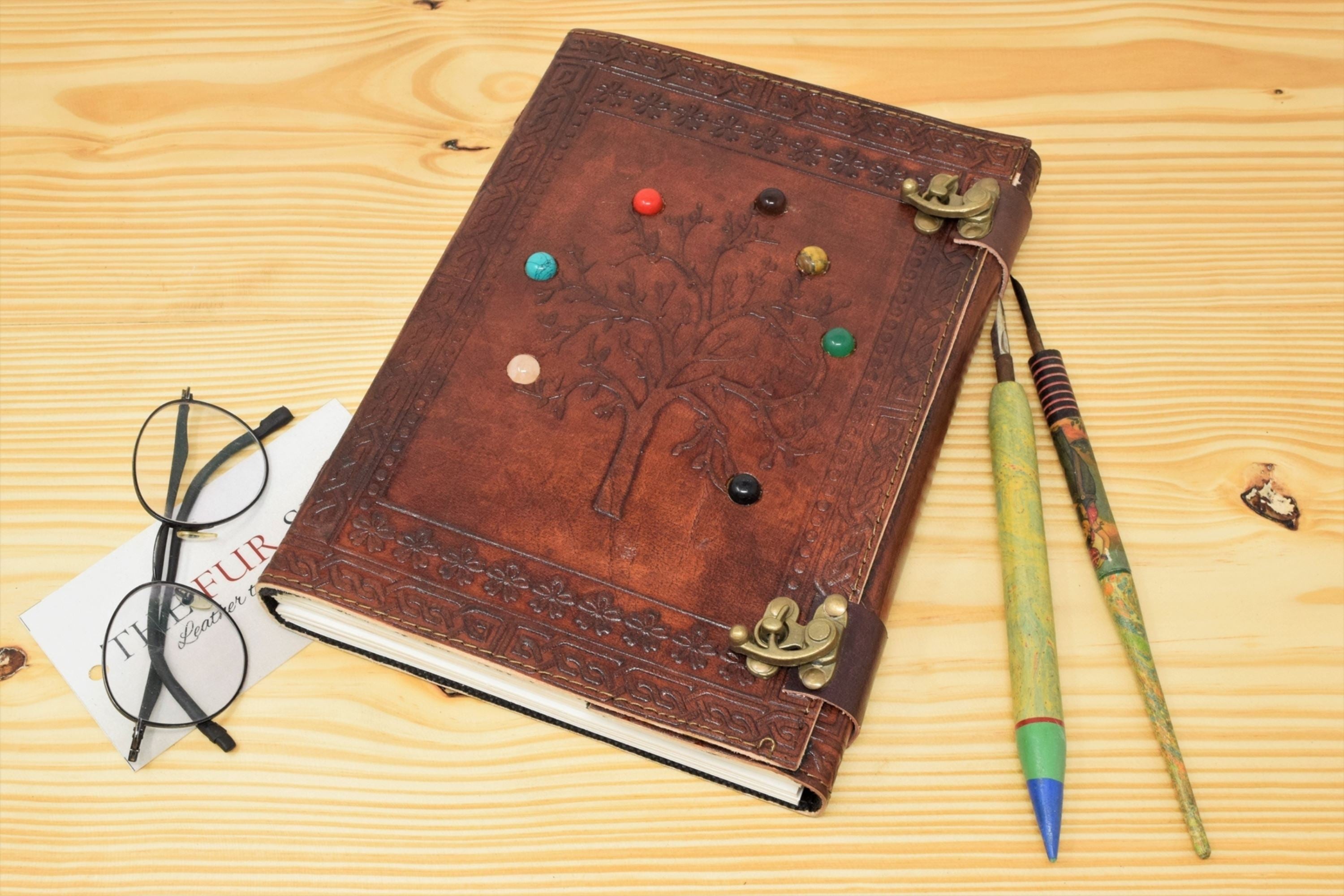 Handcrafted Leather Journals - Seven Stone Tree