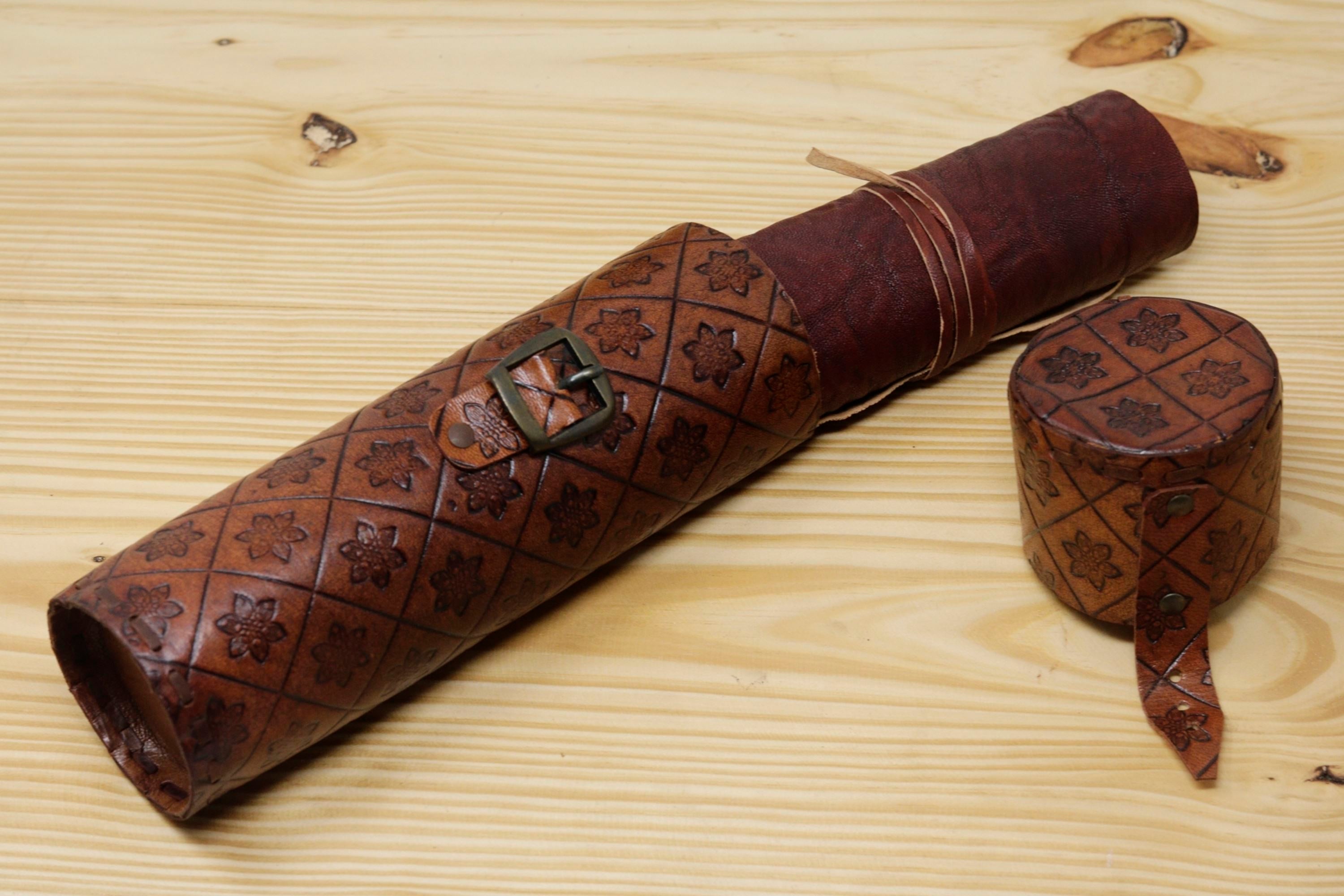 Handmade Vintage Leather Journal - Box Diary Dori