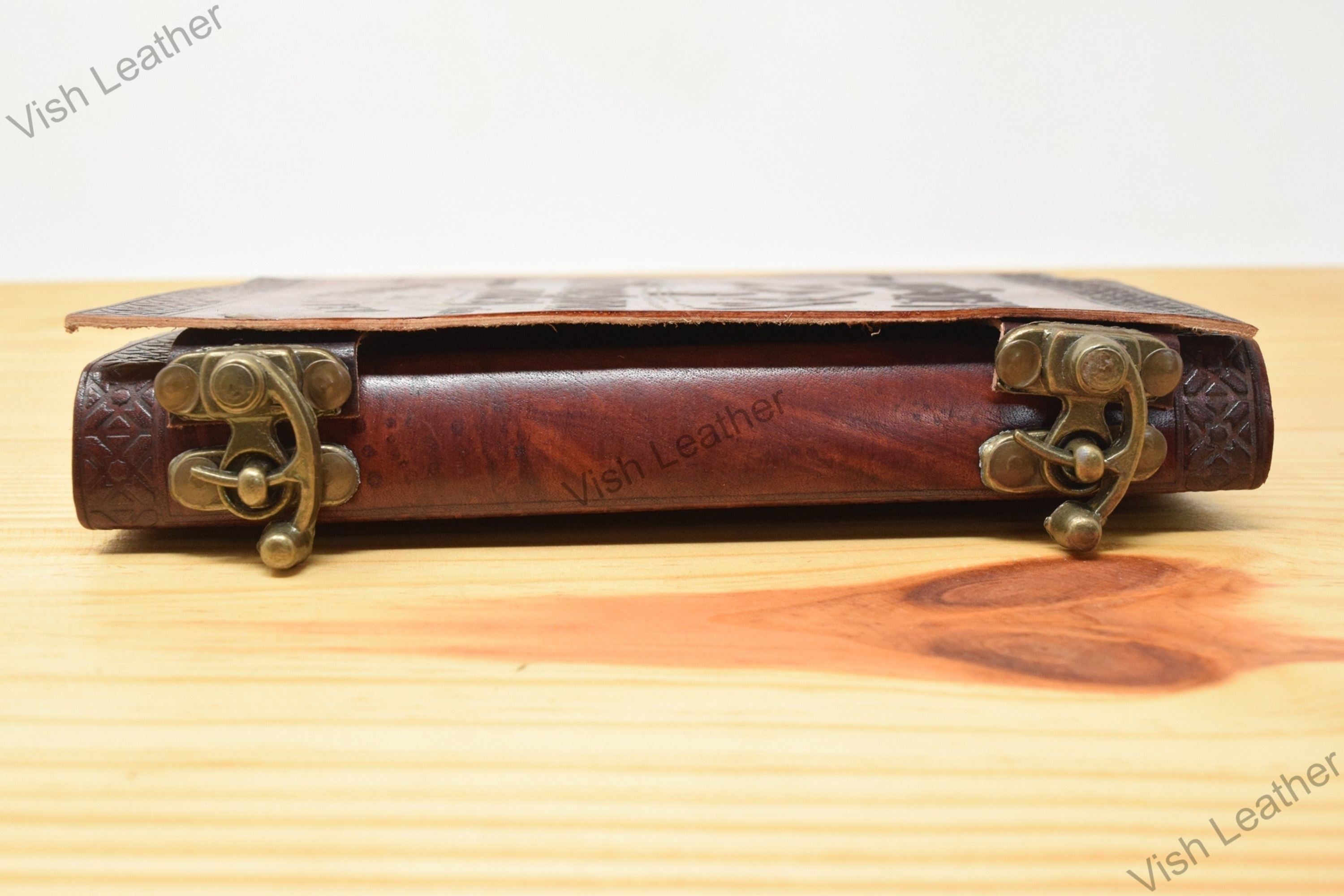 Executive leather journal - thousand miles journey