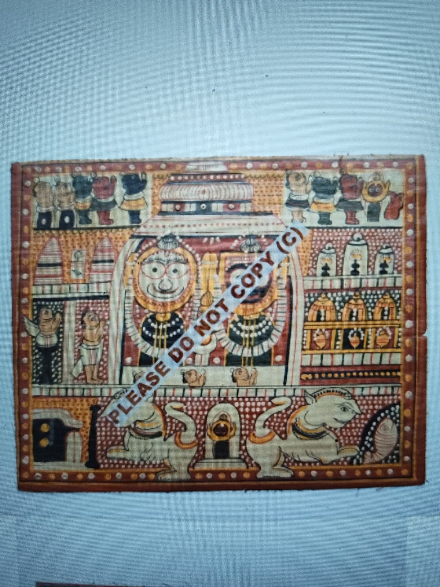 Large Jagannath Pattachitra C3408