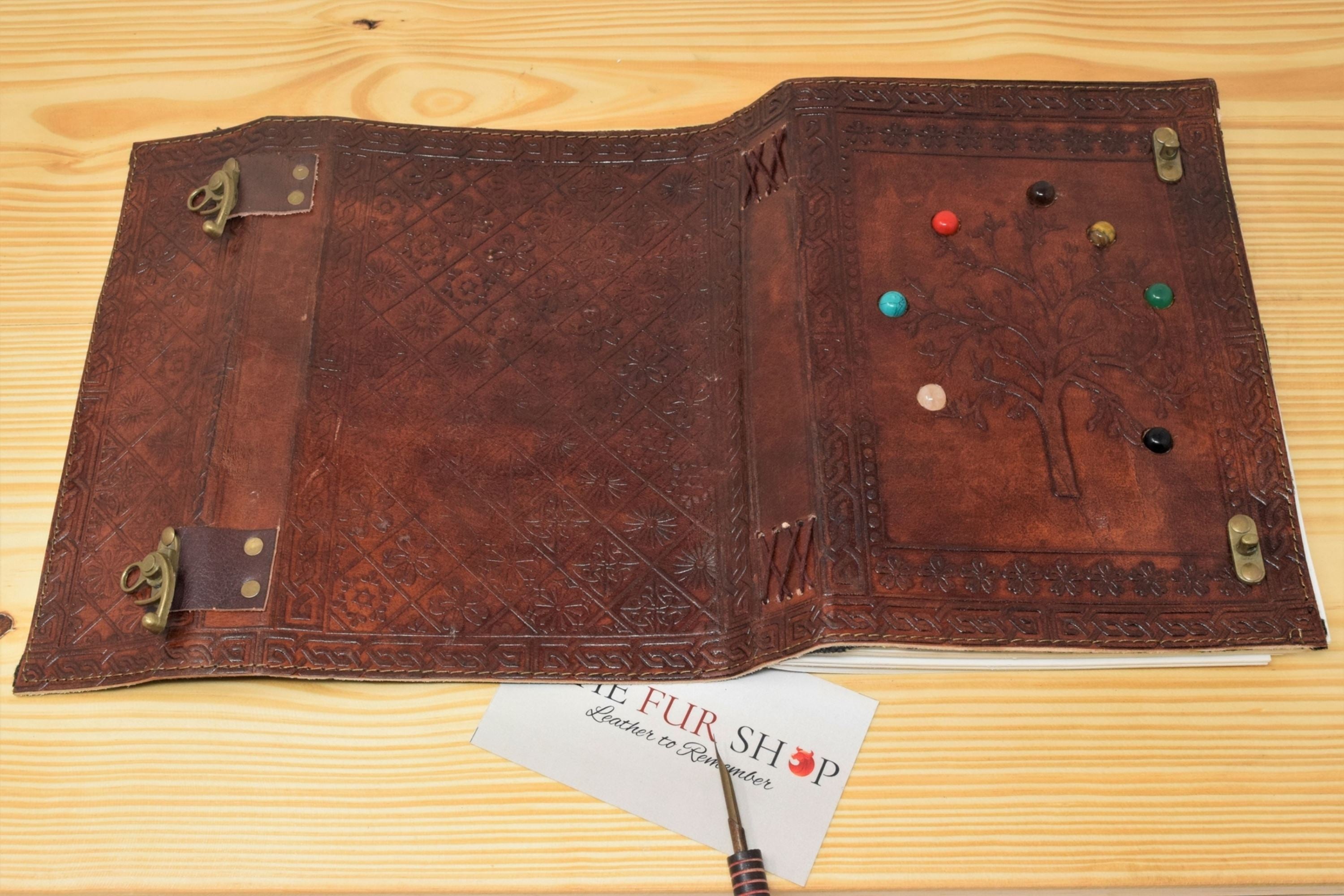 Handcrafted Leather Journals - Seven Stone Tree
